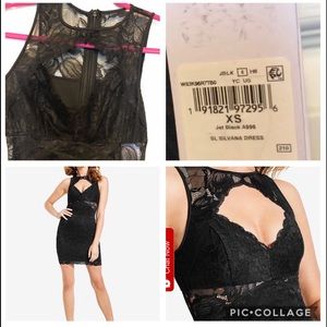 NWT Black Lace Guess Dress